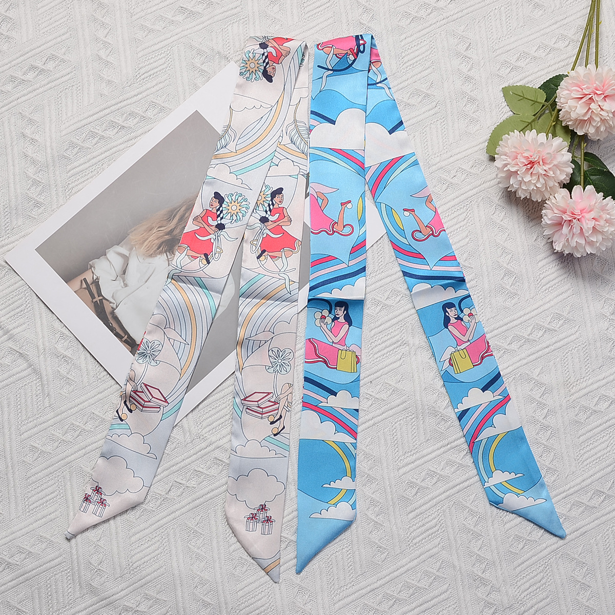 Discount Luxury Bags - Women Hair Scarf 2024 New Brand