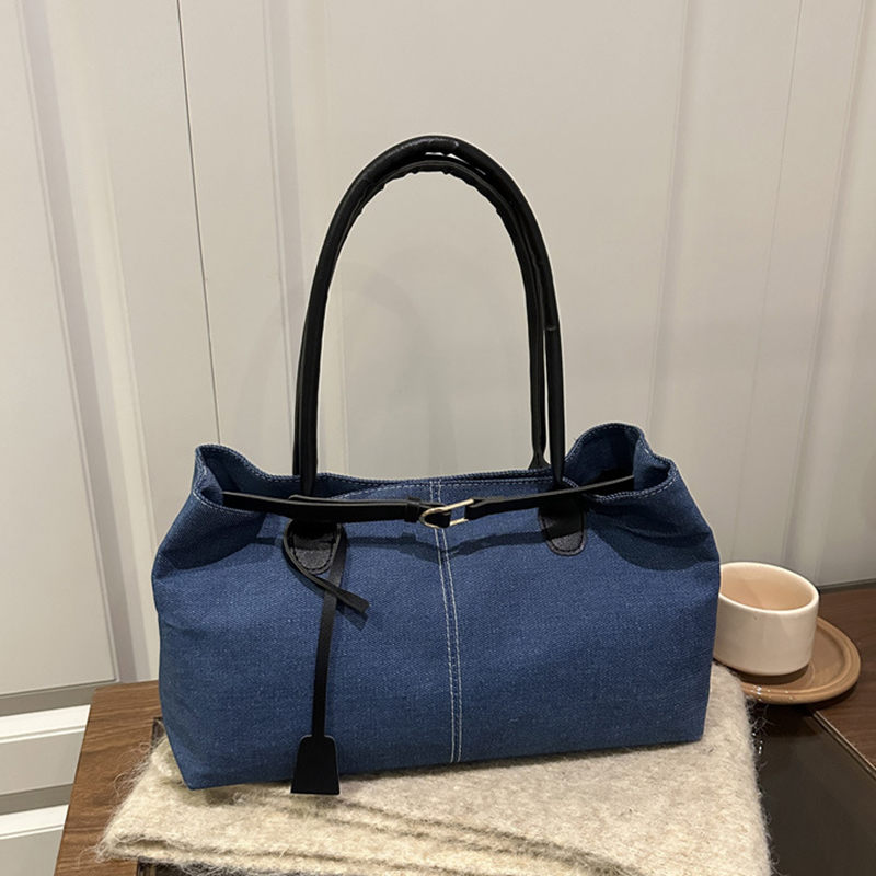 Luxury Zipper Bags - Denim Designer Bags Large Capacity Multifunctional