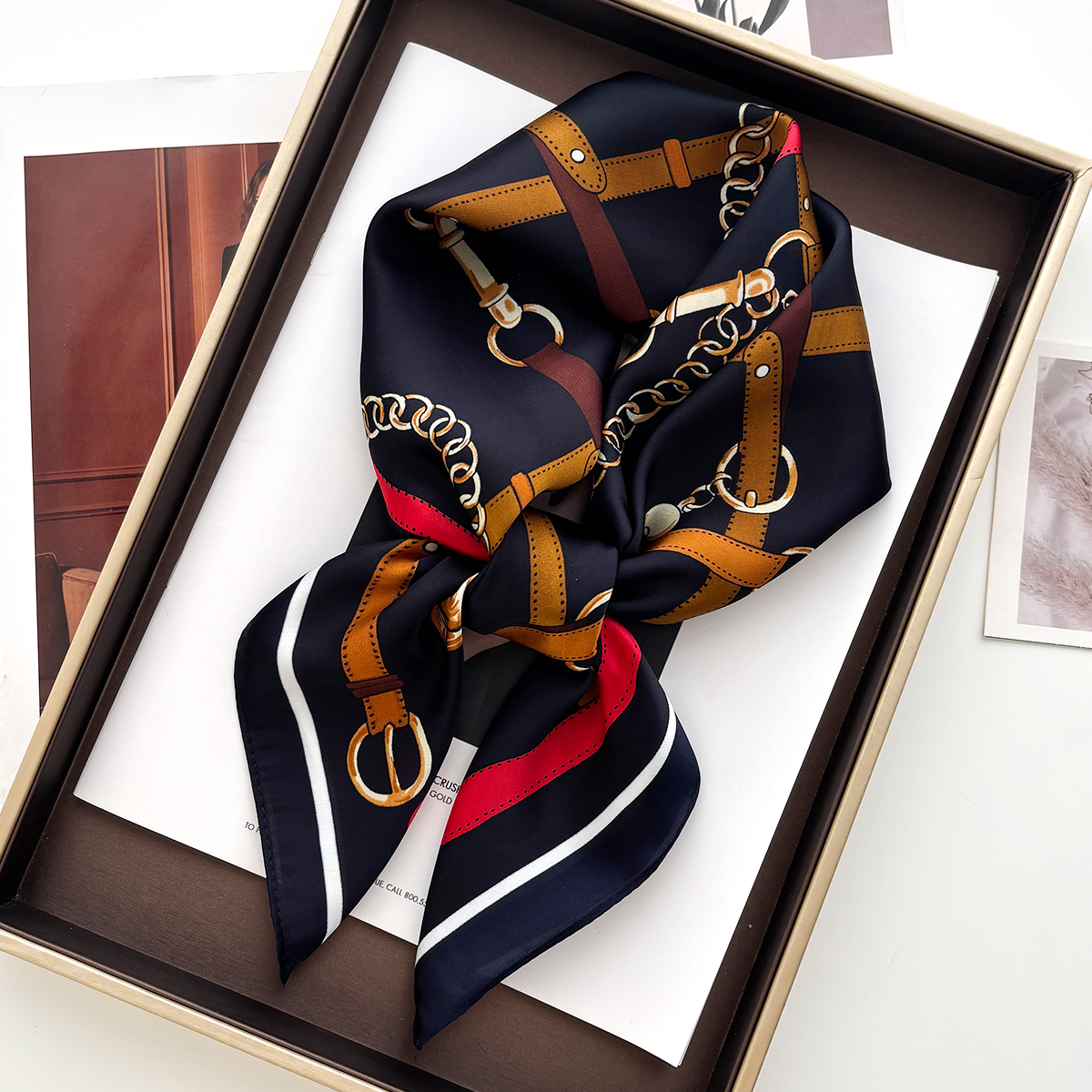 Discount Luxury Bags - Luxury 70*70cm Square Scarf for Women