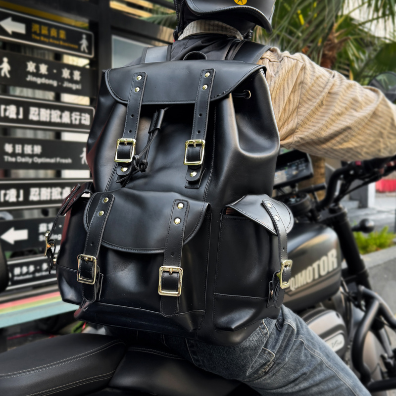 New Arrivals Leather Backpack  - Luxury Zipper Bags recensie en prijs