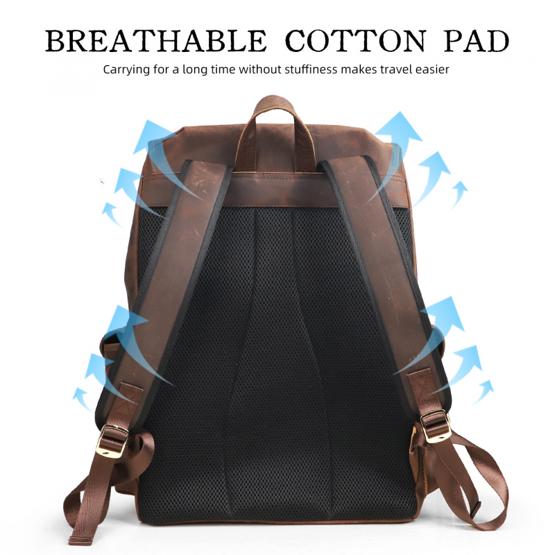 New Arrivals Leather Backpack  - Luxury Zipper Bags recensie en prijs