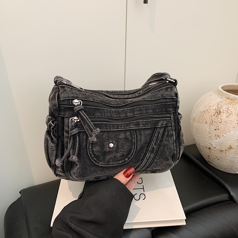 Street Style Retro Blue Denim  - Luxury Bags Vip recensie en prijs