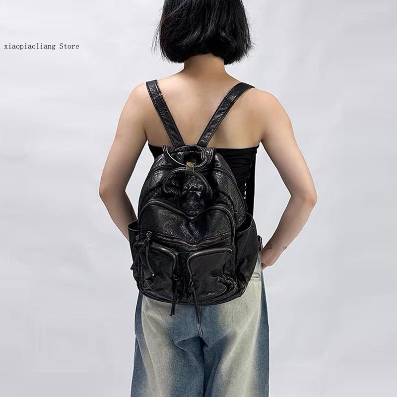 Luxury Soft Washed Pu Leather  - Luxury Zipper Bags recensie en prijs