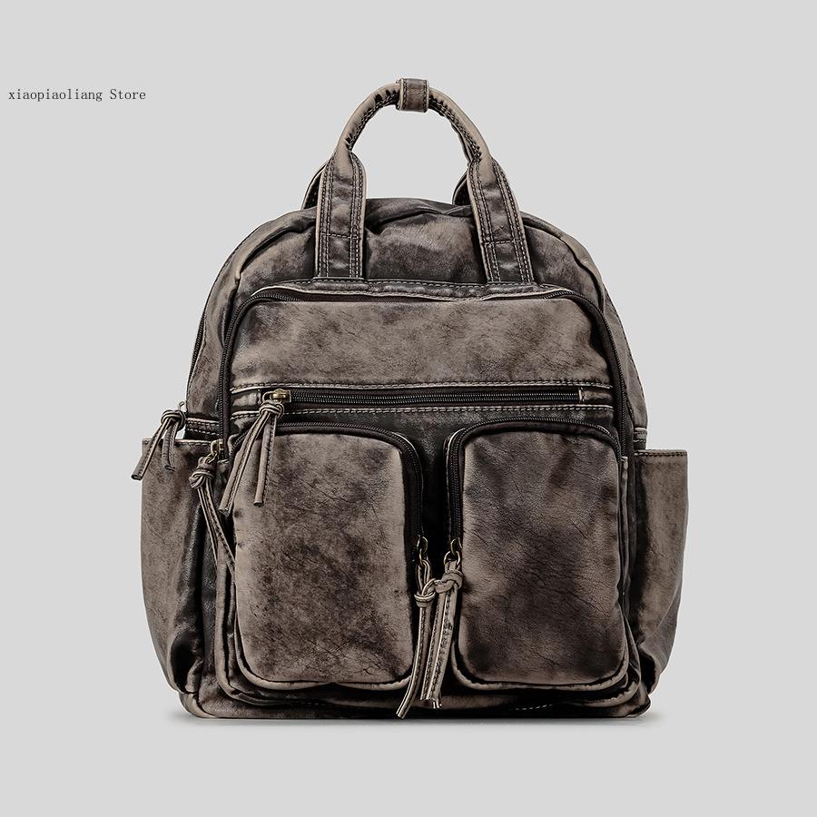 Luxury Soft Washed Pu Leather  - Luxury Zipper Bags recensie en prijs