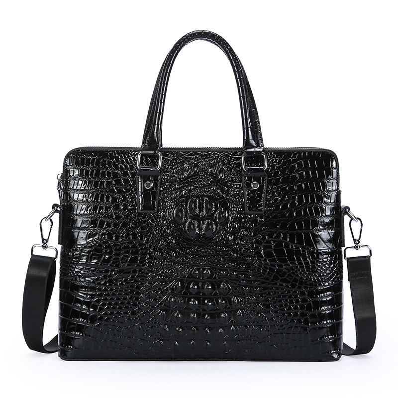 New Crocodile Grain Laptop Bag - Luxury Bags That Fit Laptop recensie en prijs