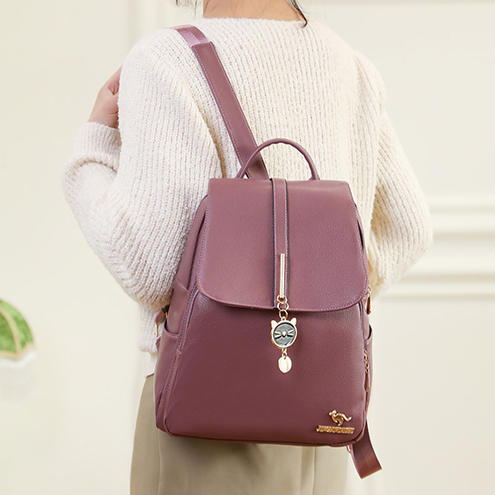 Luxury Women PU Leather Backpa - Luxury Zipper Bags recensie en prijs