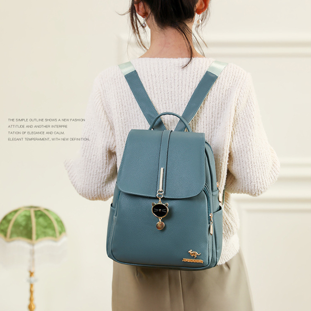 Luxury Women PU Leather Backpa - Luxury Zipper Bags recensie en prijs
