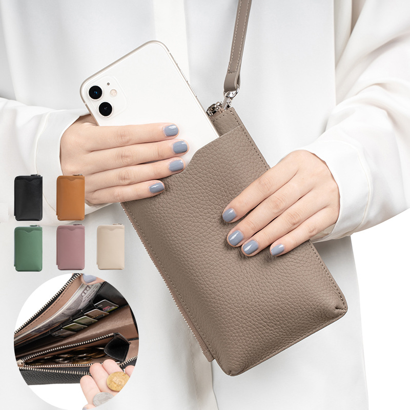 Fashion Genuine Leather Phone  - Luxury Zipper Bags recensie en prijs