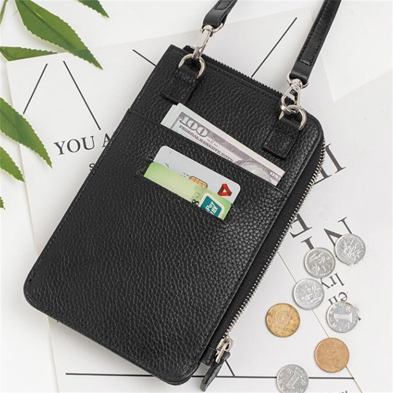 Fashion Genuine Leather Phone  - Luxury Zipper Bags recensie en prijs