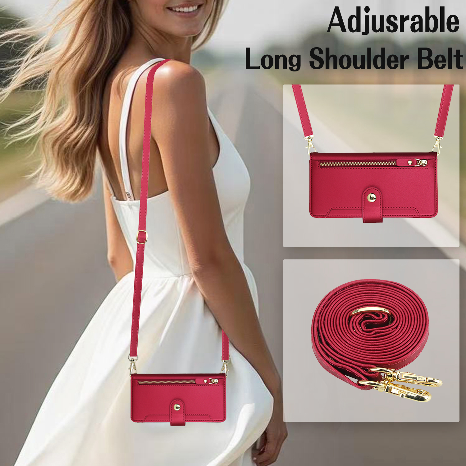 Crossbody Zipper Leather Walle - Luxury Zipper Bags recensie en prijs