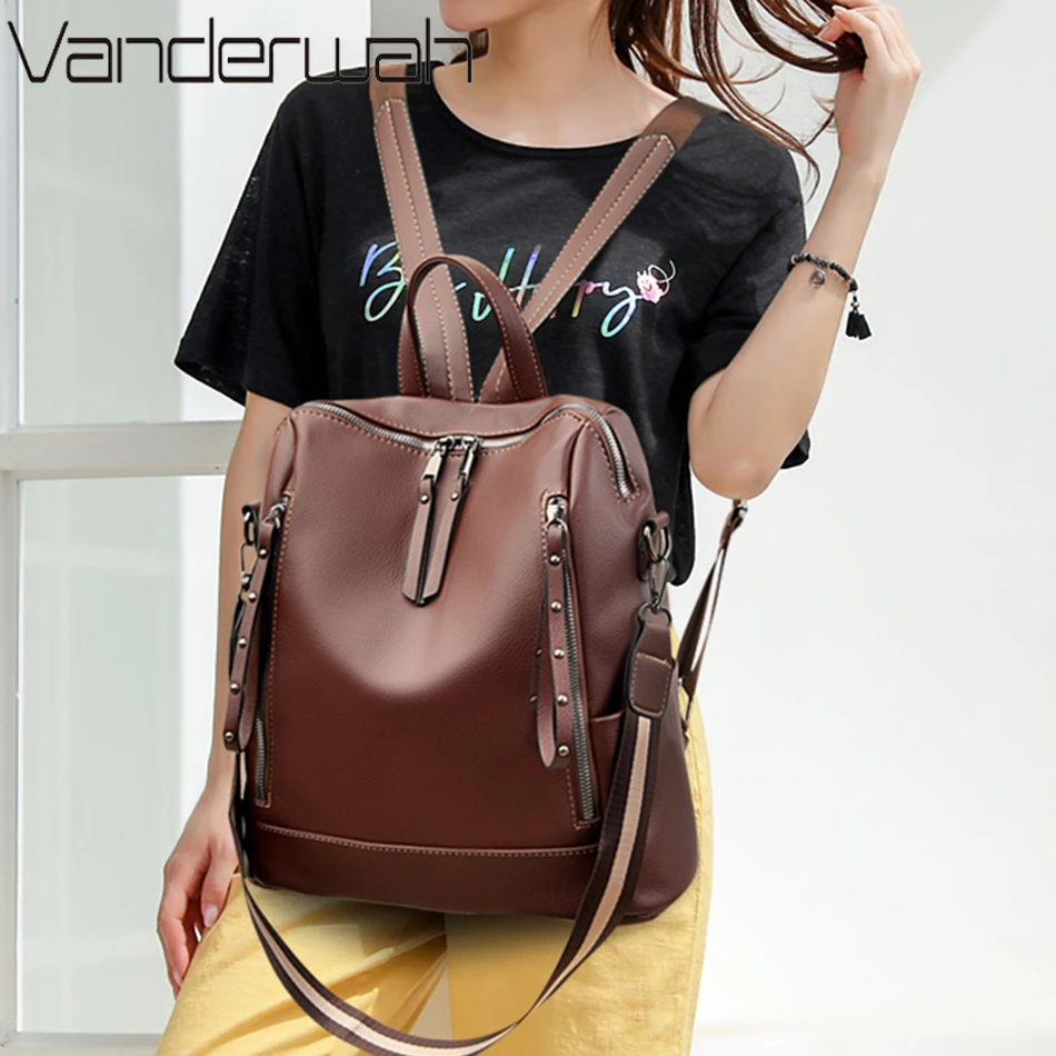 Brand Luxury Backpacks Soft Le - Luxury Zipper Bags recensie en prijs