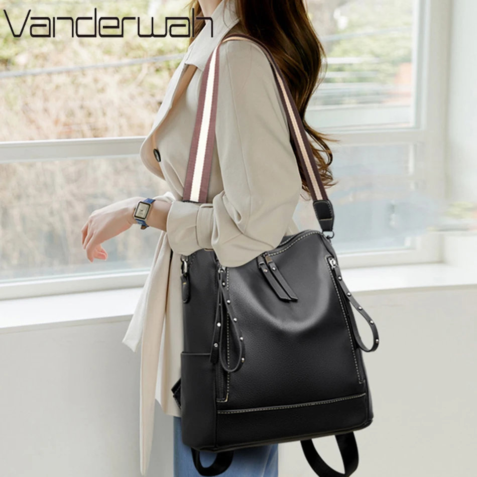 Brand Luxury Backpacks Soft Le - Luxury Zipper Bags recensie en prijs