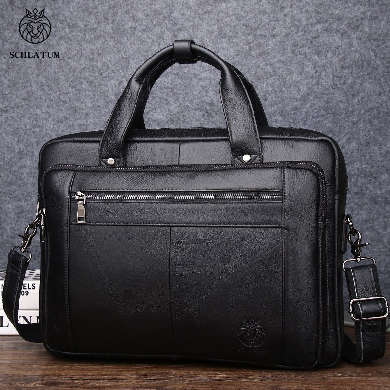 SCHLATUM Genuine Leather Bussi - Luxury Bags That Fit Laptop recensie en prijs