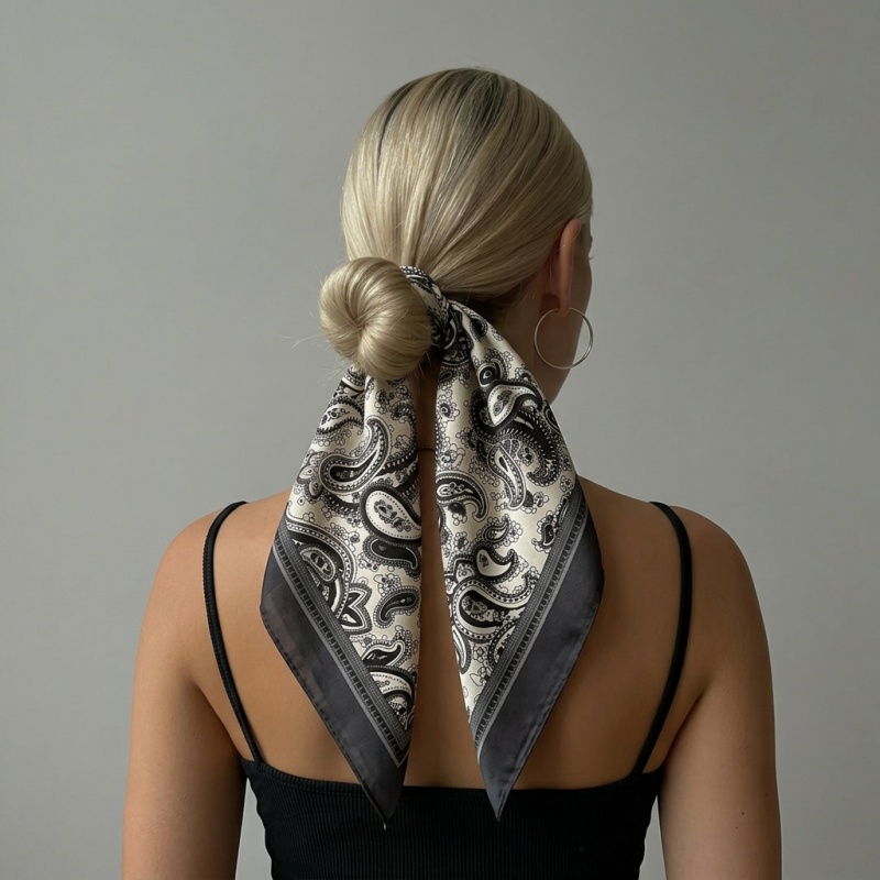 Luxury Satin Square Scarf Pais - Discount Luxury Bags recensie en prijs