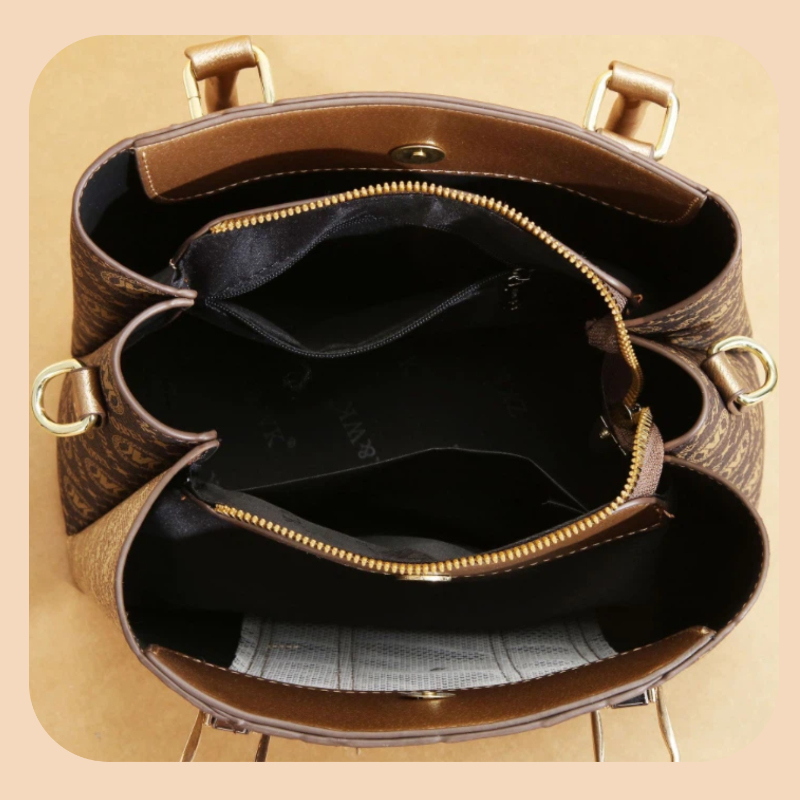 3-piece set of women's handbag - Luxury Zipper Bags recensie en prijs