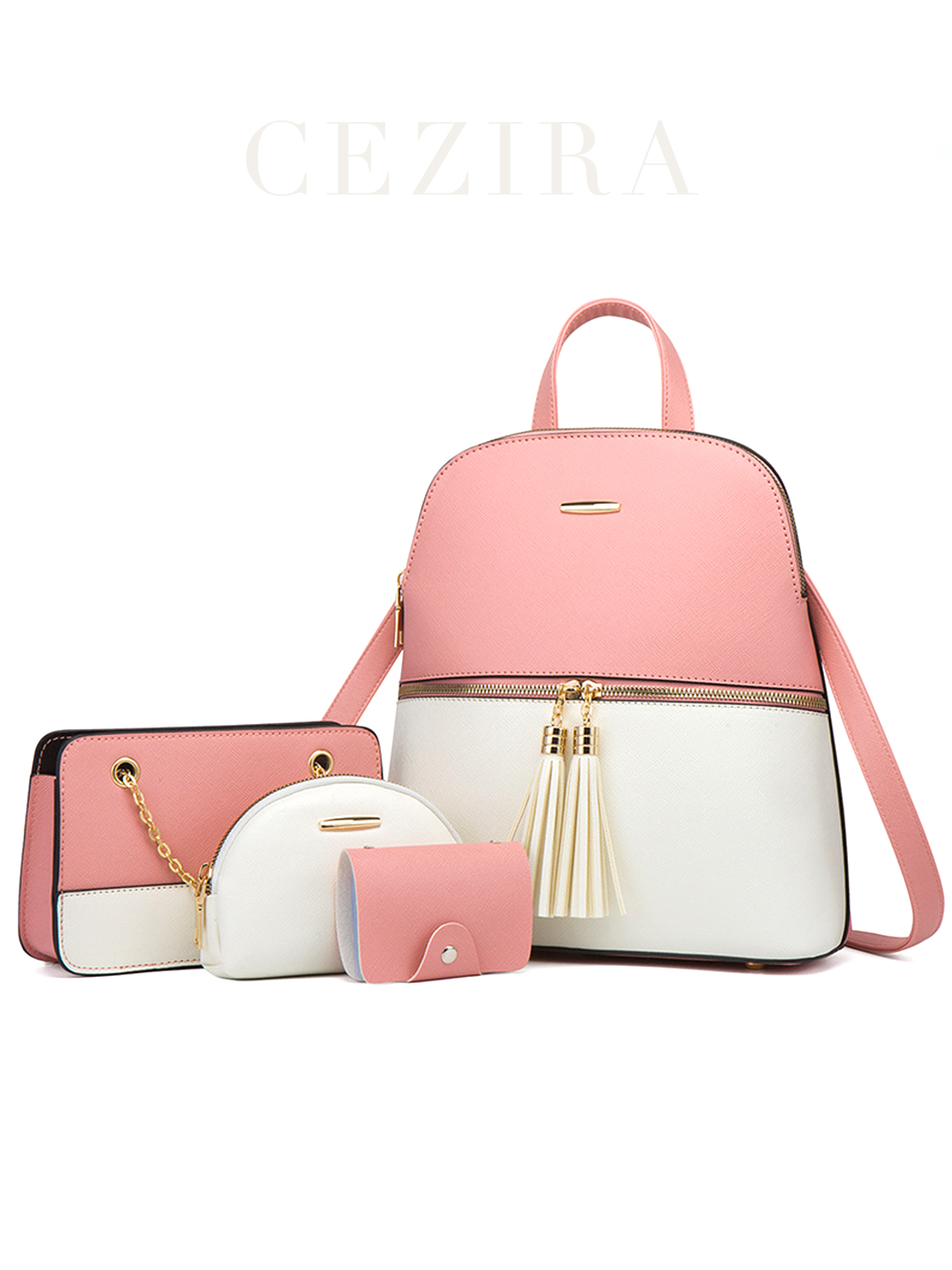4 PCS Bags Set Women's Fashion - Luxury Zipper Bags recensie en prijs