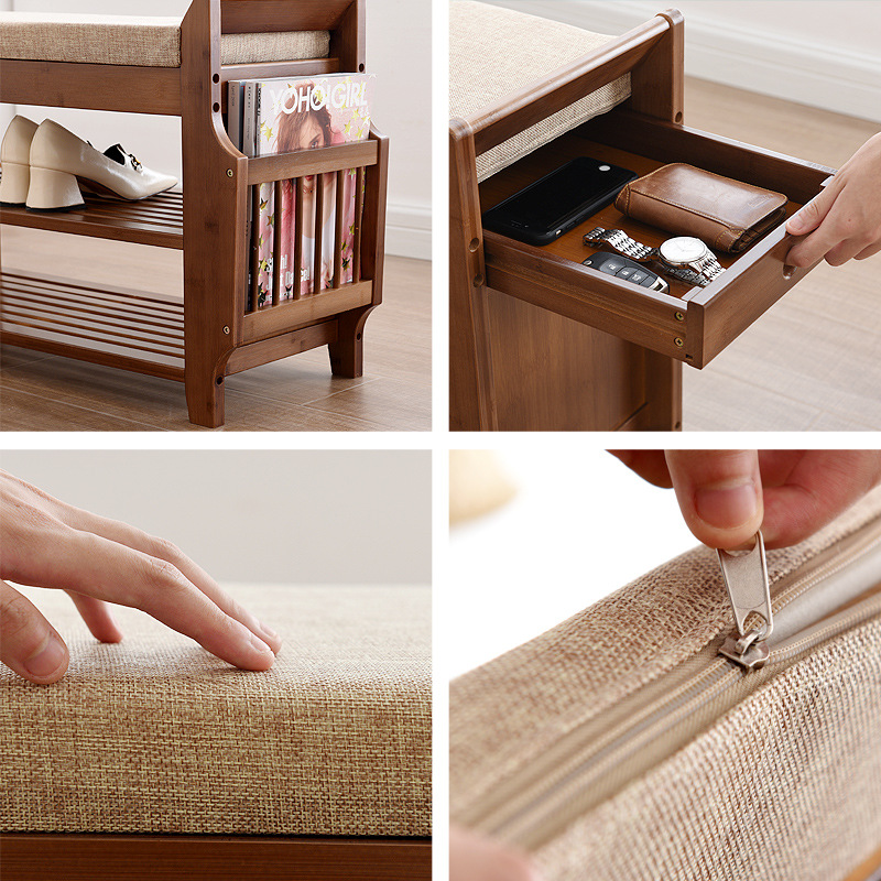 Retro style bamboo shoe cabine - Luxury Bags Level recensie en prijs