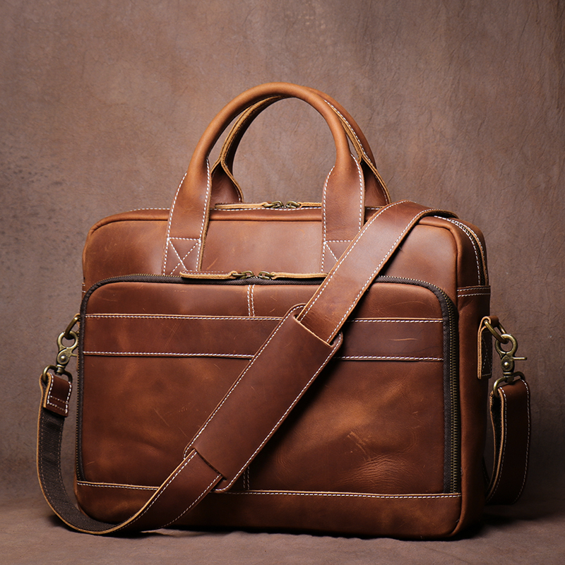 GURO Men's Top Cowhide Executi - Luxury Bags That Fit Laptop recensie en prijs