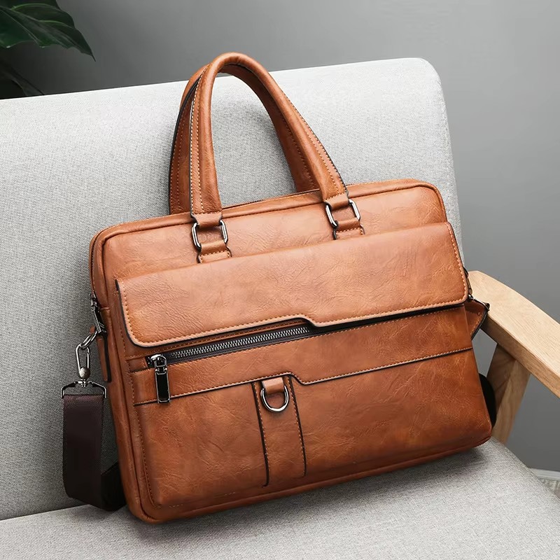 Luxury Brand Men Handbag Leath - Luxury Bags That Fit Laptop recensie en prijs