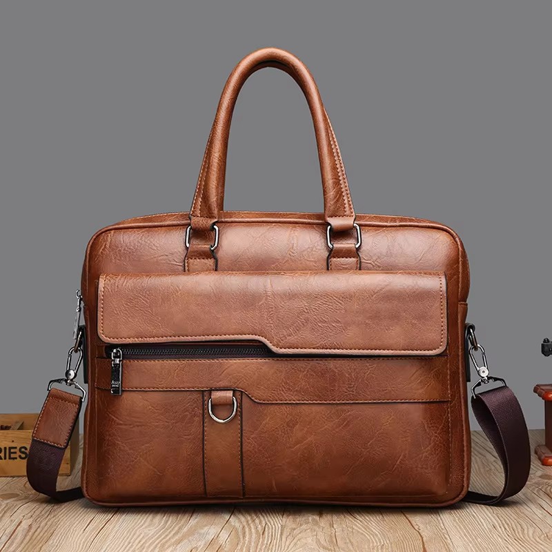 Luxury Brand Men Handbag Leath - Luxury Bags That Fit Laptop recensie en prijs